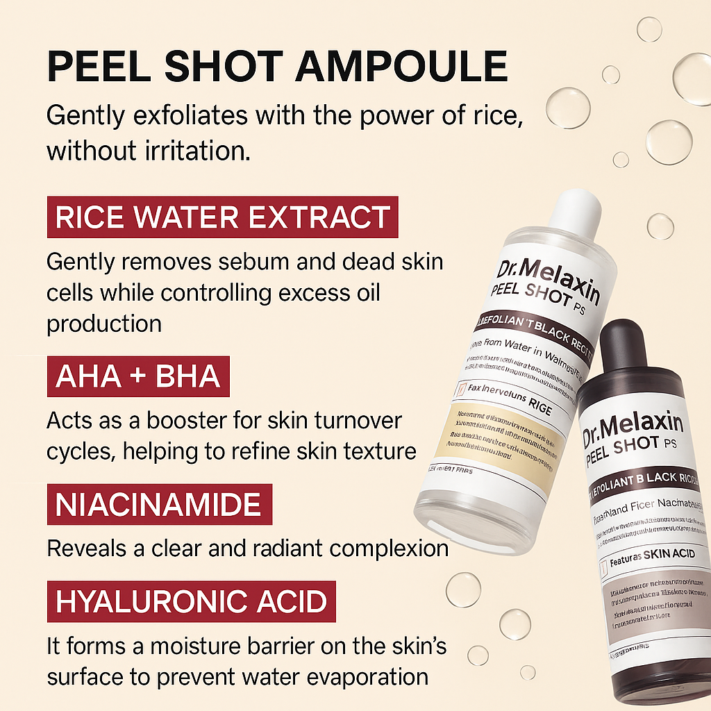 Peel Shot Glow Rice Ampoule Duo